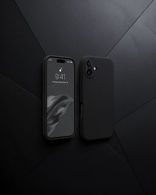 Apple İphone 16 Plus Kılıf First Silikon - Siyah