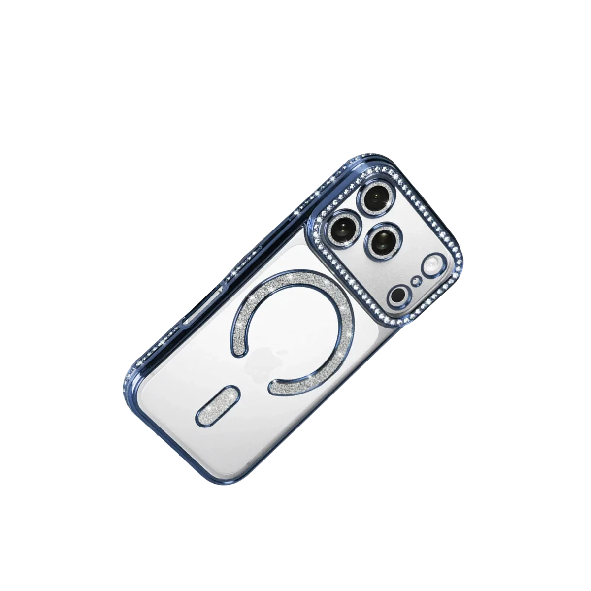 Apple iPhone 17 Pro Joke Simli Magneticsafe Kılıf - Mavi görsel 4