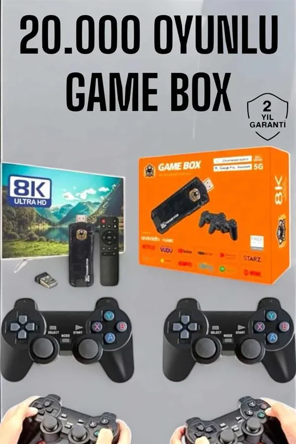 8K Preum 20.000 Oyunlu Gamebox TV Uyumlu görsel 2