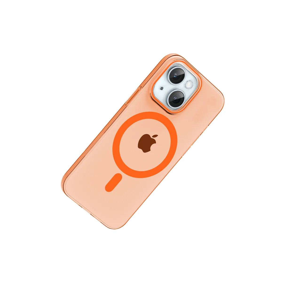 Joko Apple iPhone 15 PC Blank Magsafe Kapak - Turuncu görsel 2