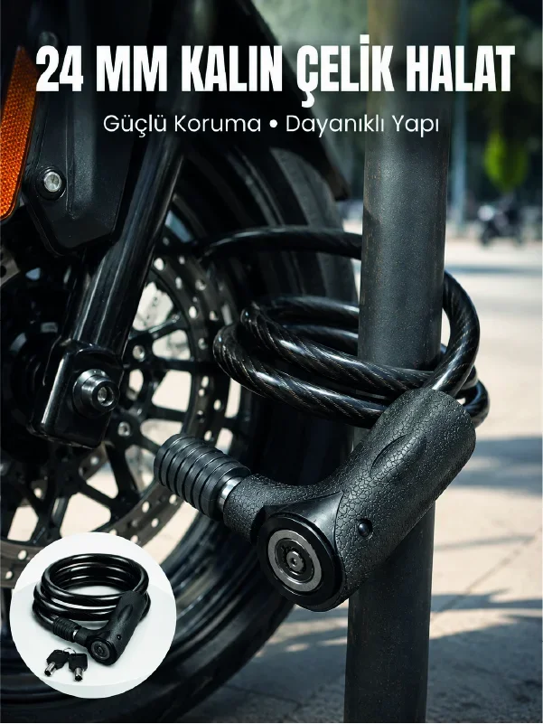 2 Anahtarlı Güvenli Kilit Siste ile Günlük Kullanıma Uygun Tasarım