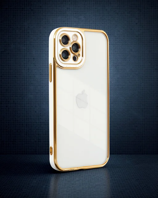 Apple İphone 12 Pro Kılıf Liva Lens Silikon - Beyaz