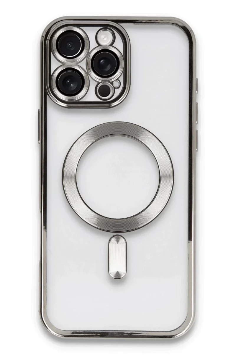 Apple iPhone 16 Pro Max Kılıf Kross Magneticsafe Kapak - Titan Gri