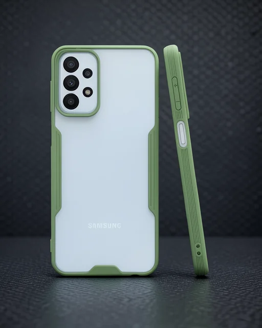 Samsung Galaxy A23 4g Kılıf Platin Silikon - Yeşil