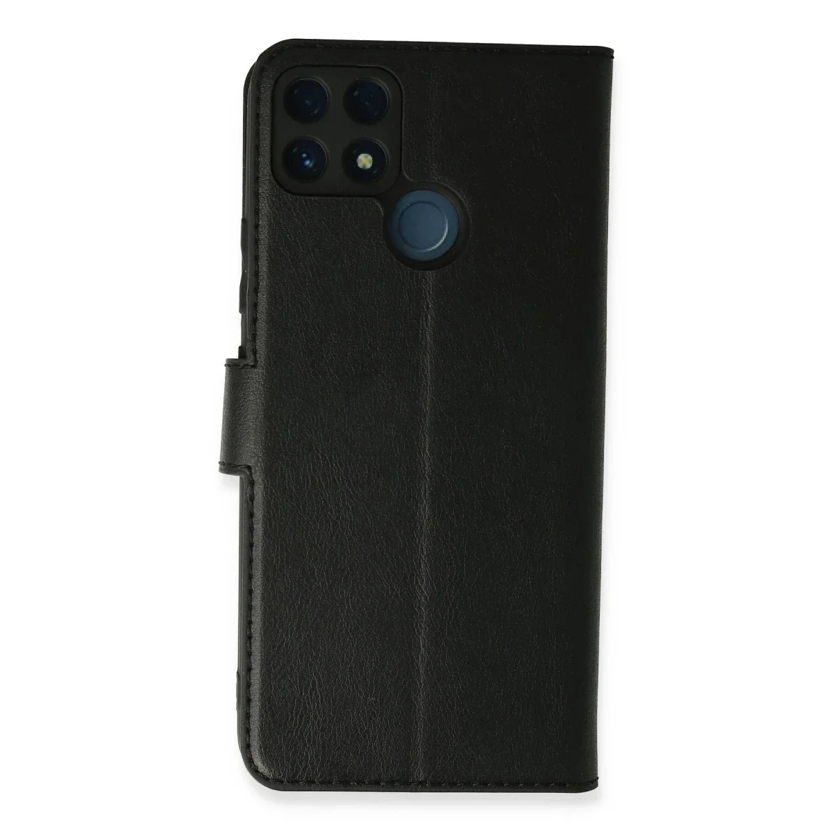Realme C25 Kılıf Trend S Plus Kapaklı Kılıf - Siyah