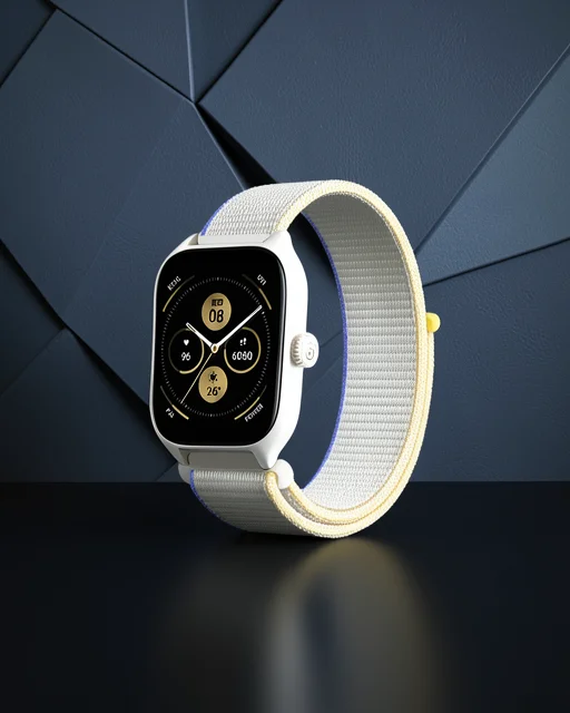Watch 22mm Hasırlı Cırtcırtlı Kordon - Beyaz