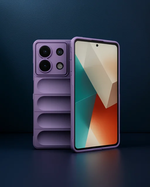 Xiaomi Poco X6 Kılıf Optimum Silikon - Mor