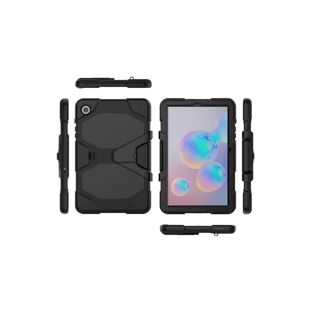 Samsung Galaxy T500 Tab A7 10.4 Kılıf Griffin Tablet Kapak - Siyah görsel 6