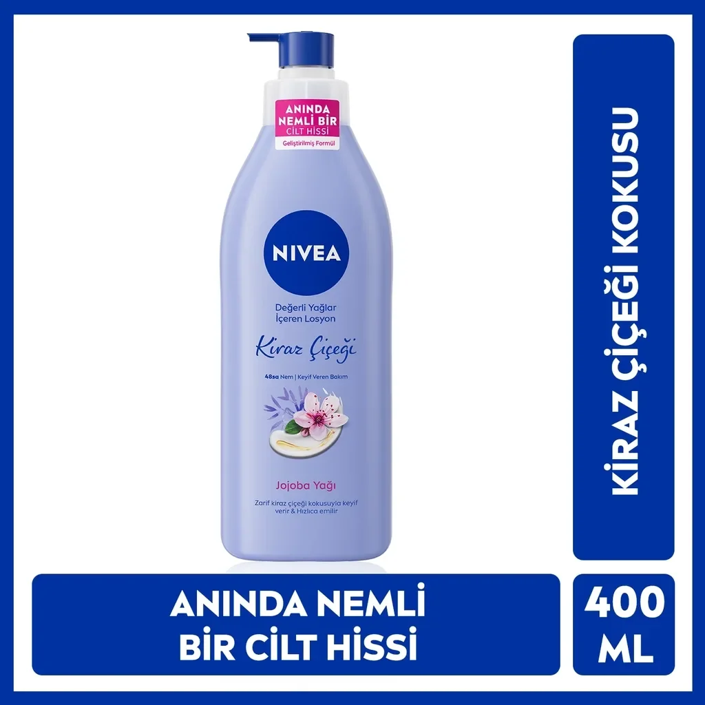 Besleyici Vücut Sütü Yoğun Nem 400 ml - Kiraz Çiçeği