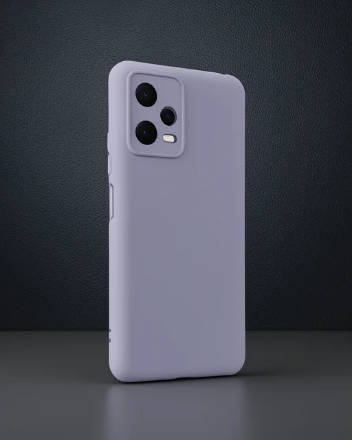Xiaomi Redmi Note 12 5g Kılıf Nano İçi Kadife Silikon - Lila