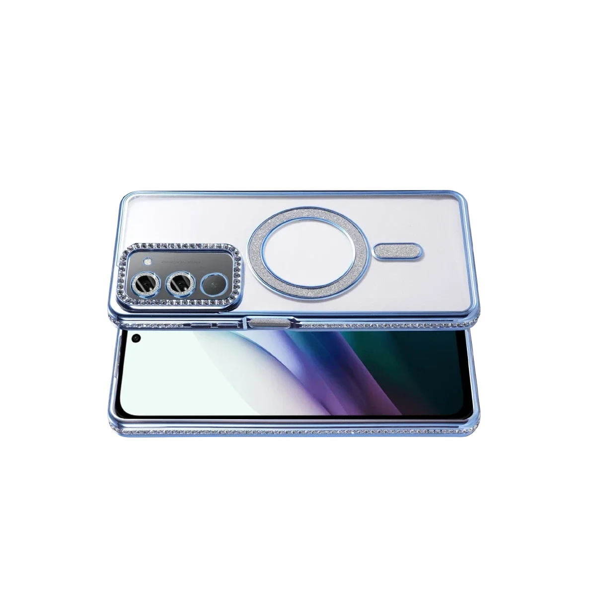 Xiaomi Redmi 15 4G Joke Simli Magneticsafe Kılıf - Mavi görsel 3