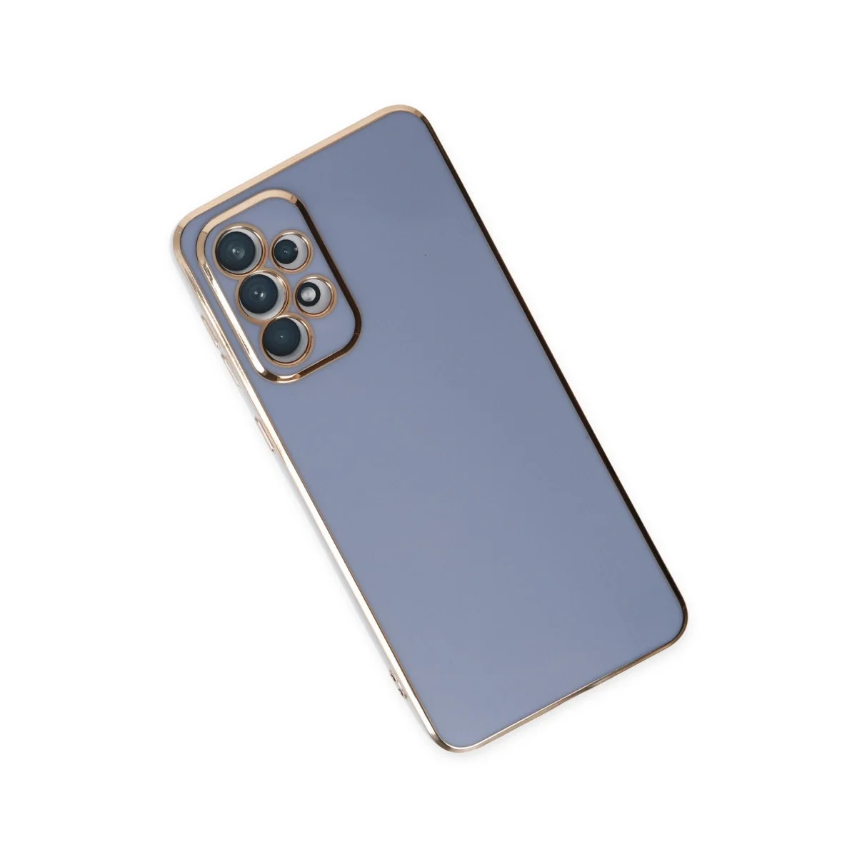 Samsung Galaxy A73 5g Kılıf Volet Silikon - Mavi görsel 2