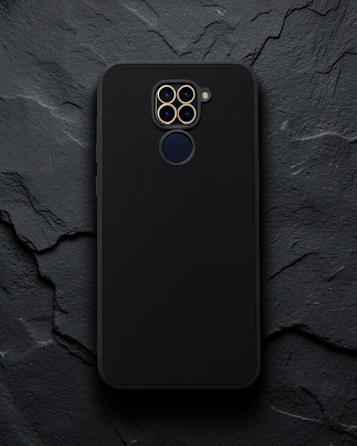 Xiaomi Redmi Note 9 Kılıf Volet Silikon - Siyah