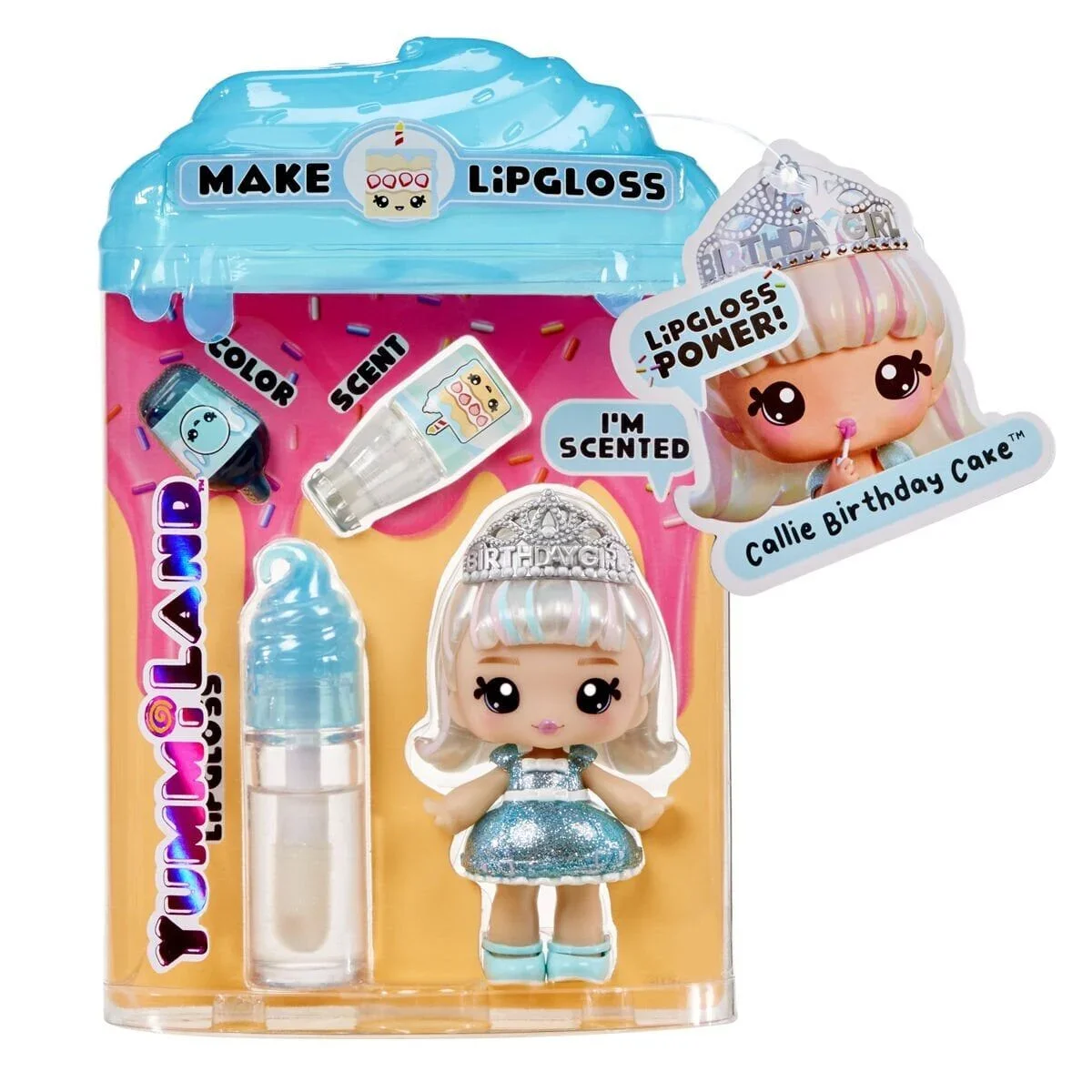 120704 Yumland Callie Birthday Cake Bebeği ve Dudak Parlatıcısı