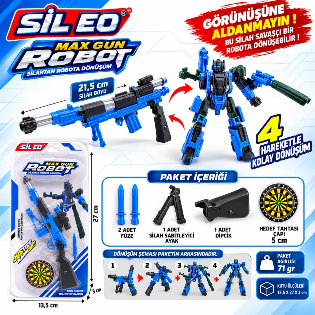 Robota Dönüşen Mavi Silah