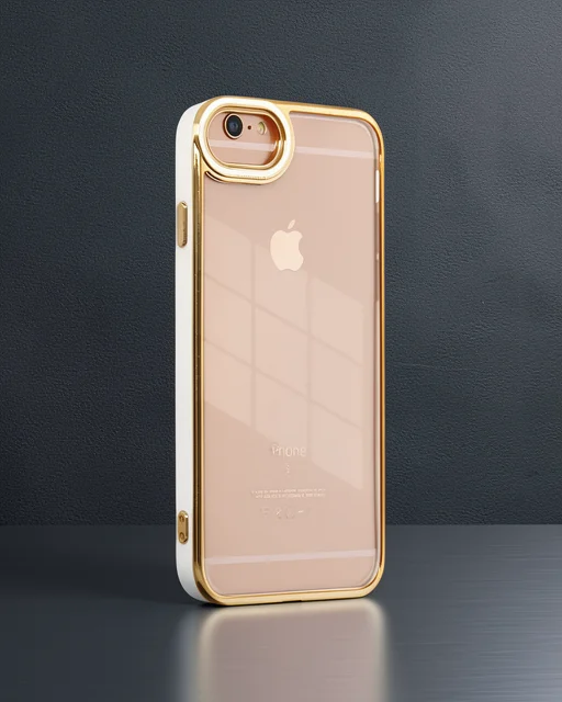 Apple İphone 6 Kılıf Liva Lens Silikon - Beyaz