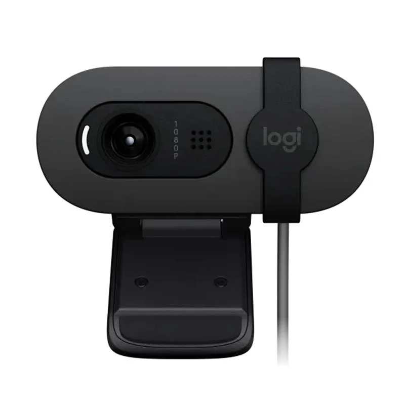 Brıo 100 Full Hd 1080P Mikrofonlu Web Kamera Siyah 960-001585 görsel 2