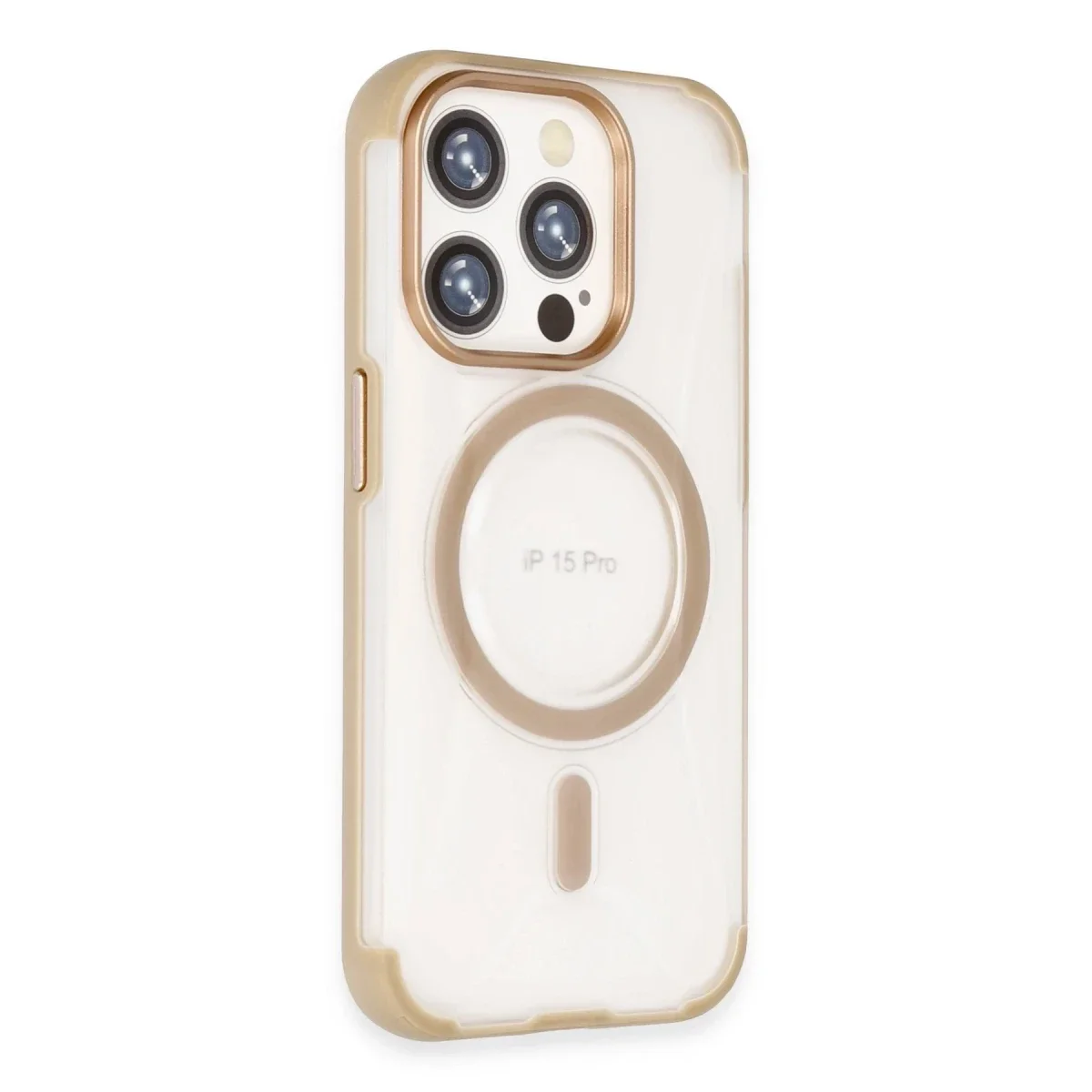 Joko Apple iPhone 15 Pro Hilton Magsafe Kapak - Gold görsel 2