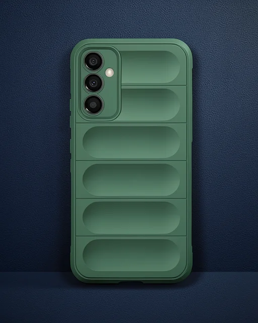 Samsung A56 Kılıf Optimum Silikon - Koyu Yeşil