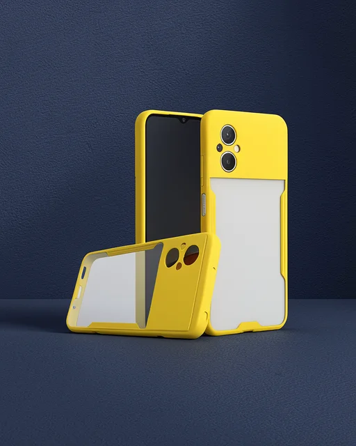 Xiaomi Poco M5 Kılıf Platin Silikon - Sarı