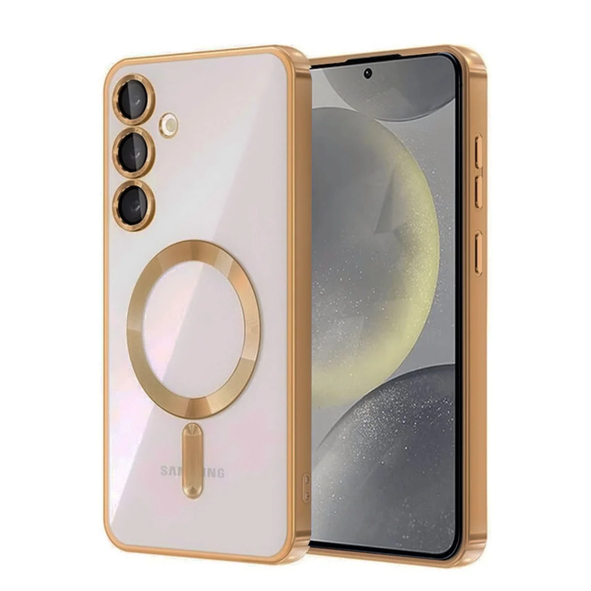 Samsung Galaxy A55 5g Kross Magneticsafe Kapak - Çöl Titanyum