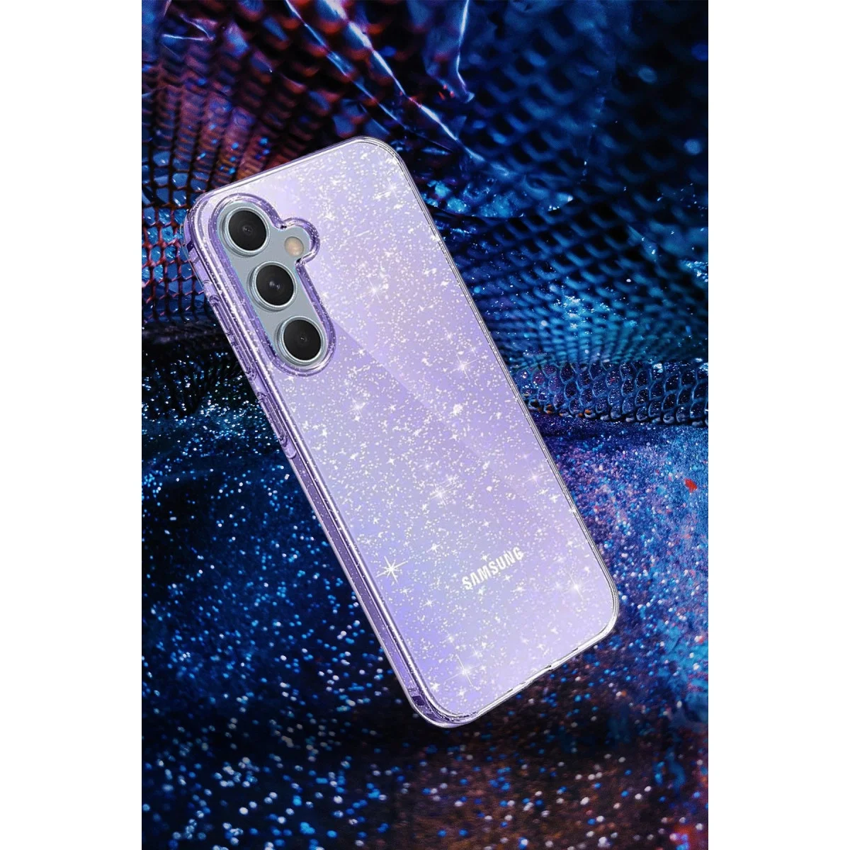 Samsung Galaxy A15 4g Kılıf Glow Kapak - Mor görsel 2