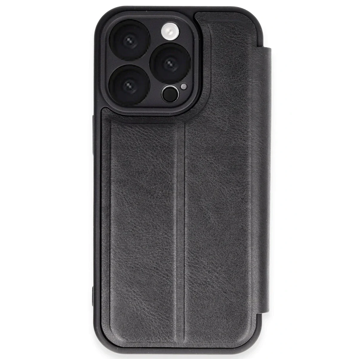 Apple iPhone 16 Pro Max Kılıf Flip Cover - Siyah