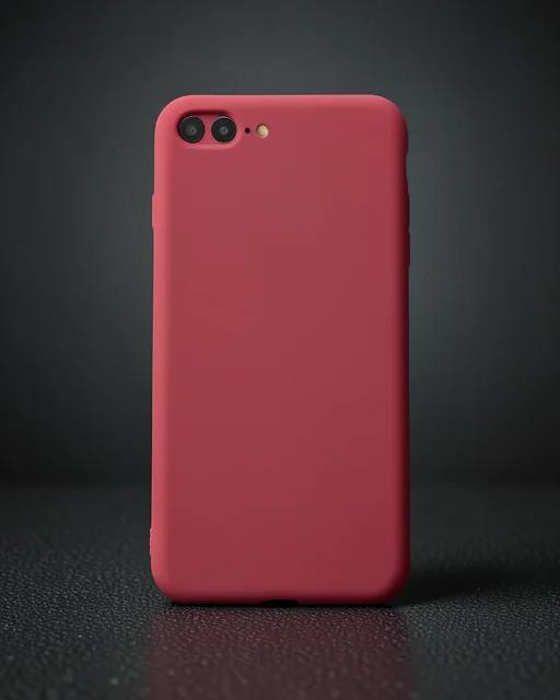 Apple İphone 7 Plus Kılıf First Silikon - Bordo