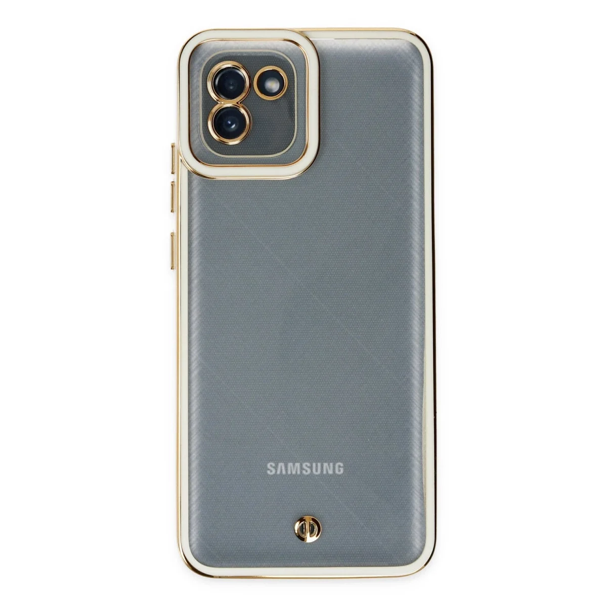 Samsung Galaxy A03 Kılıf Liva Lens Silikon - Beyaz görsel 2