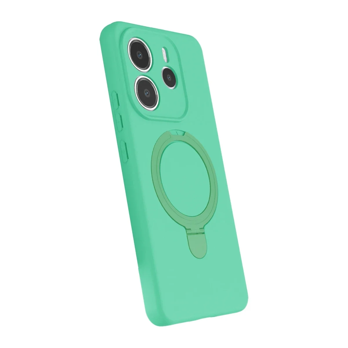 Xiaomi Redmi Note 14 4G Regal Magsafe Standlı Kapak - Yeşil görsel 2