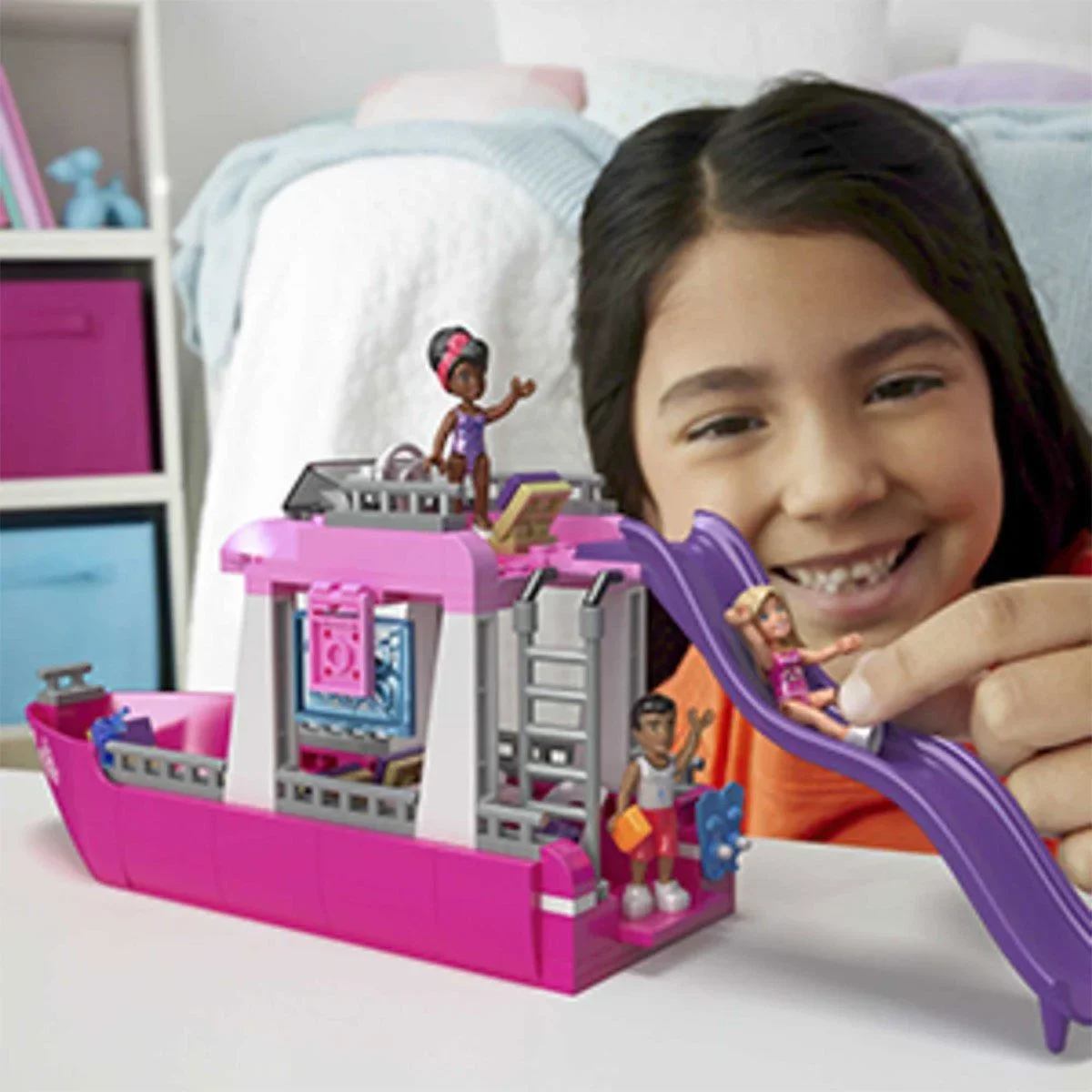 HPN79 MEGA Barbie® Malibu Rüya Teknesi™ 317 parça +6 yaş görsel 3