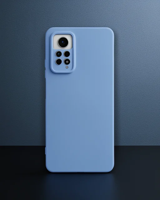 Xiaomi Redmi Note 12 Pro 4g Kılıf Nano İçi Kadife Silikon - Mavi