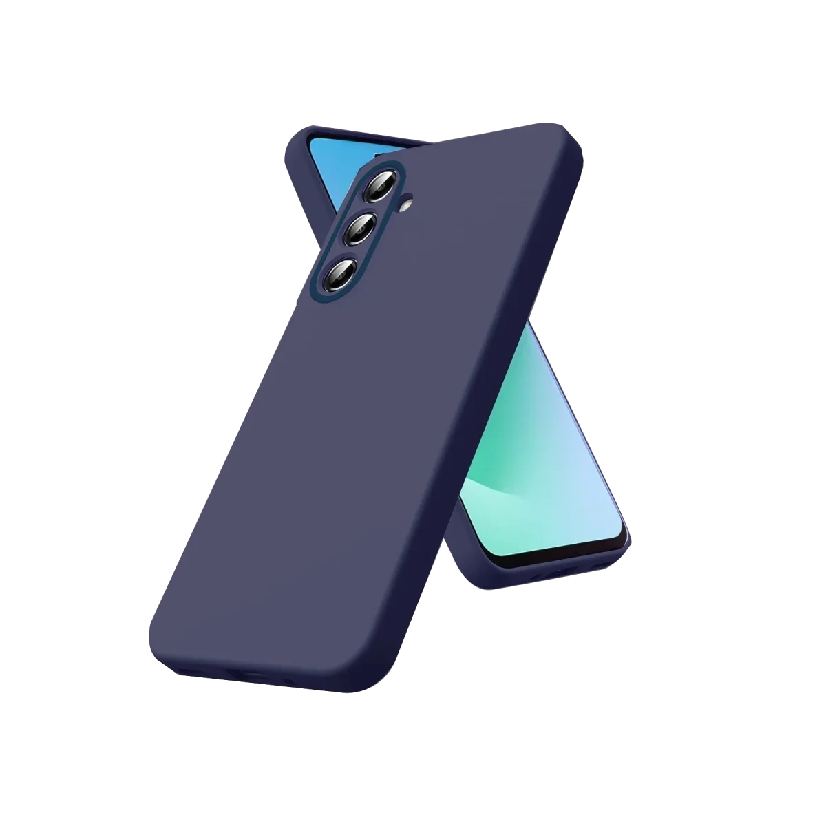 Samsung Galaxy A27 5g Nano İçi Kadife Silikon - Lacivert