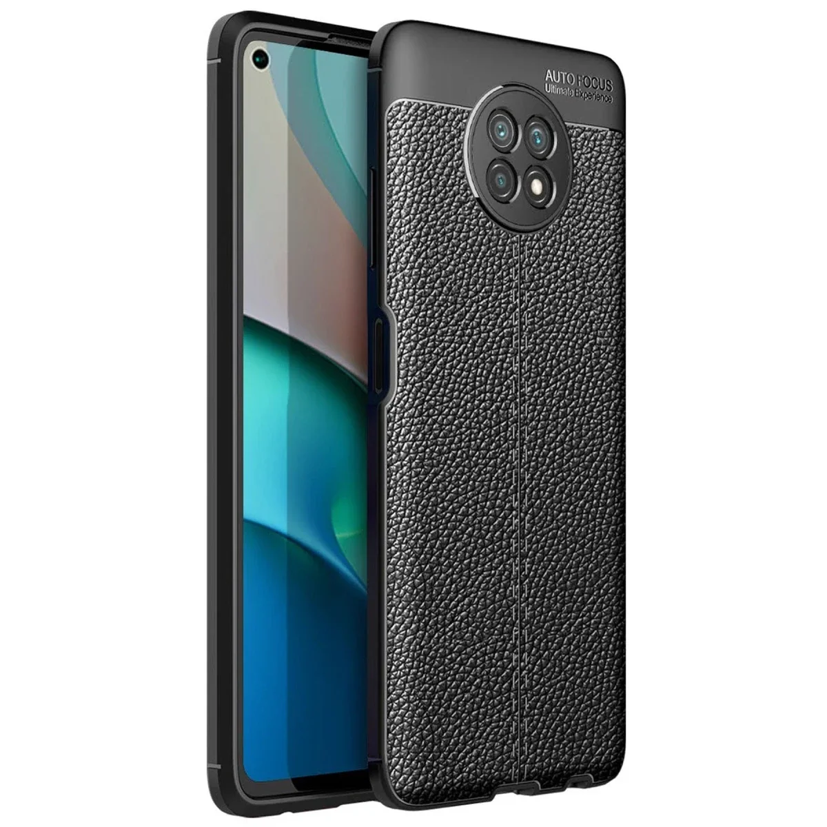 Xiaomi Redmi Note 9 5G Kılıf Auto Focus Kapak - Siyah