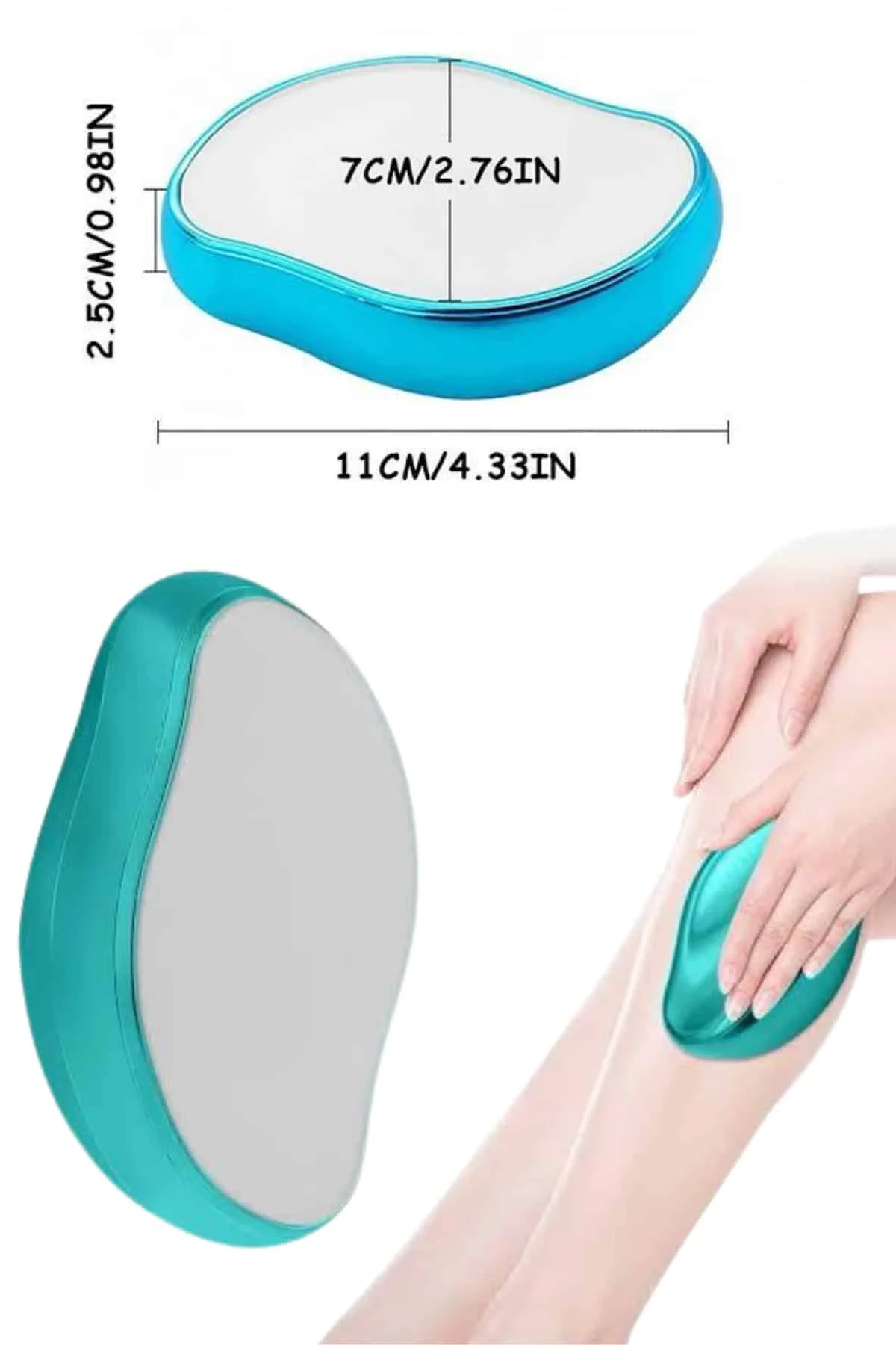 Kristal Epilasyon Aleti Tüy Dökücü Tüy Silgisi Crystal Eraser görsel 2