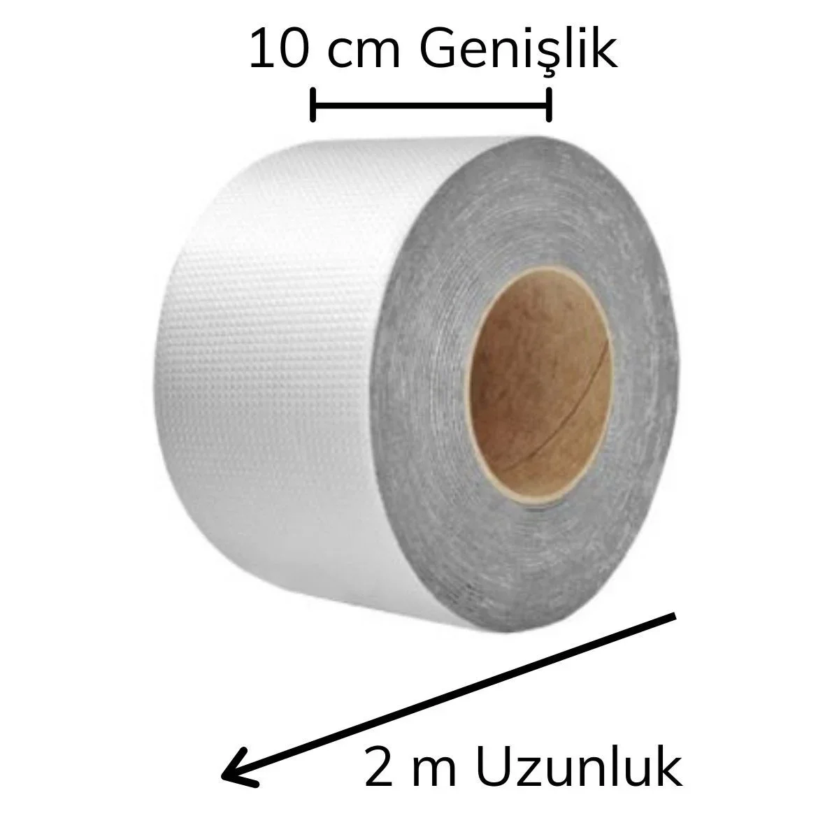 2 Mt Yüksek Sıcaklık Dayanan Su Geçirmez Çatı Duvar Çatlak Onarıcı Yapışkan Bant Folyo 2 Mt 10 C görsel 4