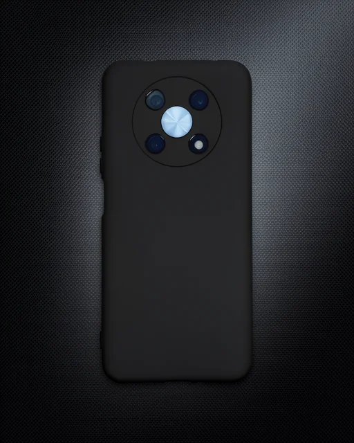 Huawei Nova Y90 Kılıf Nano İçi Kadife Silikon - Siyah