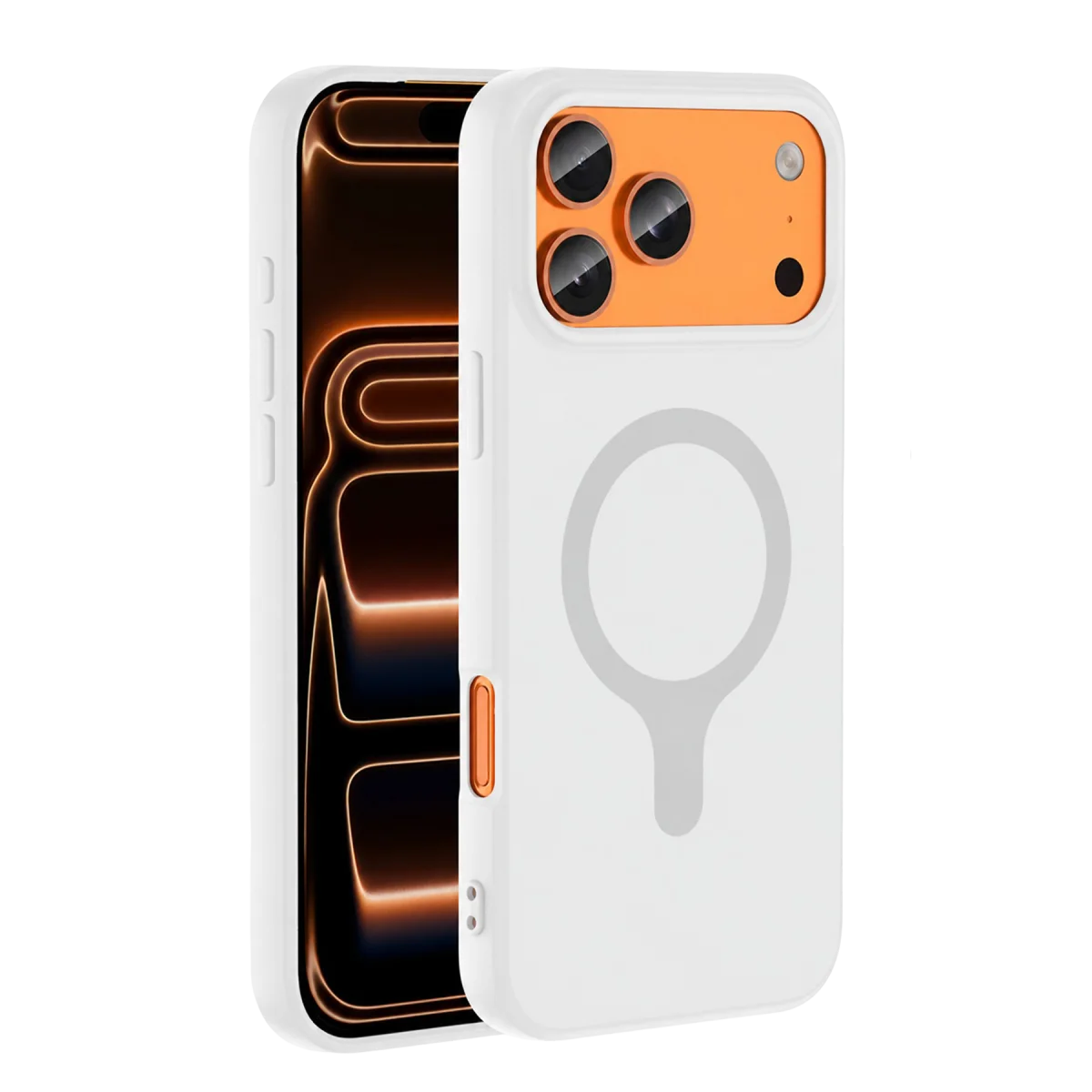 Joko Apple iPhone 18 Pro/17 Pro Z Silikon Magsafe Kapak - Beyaz
