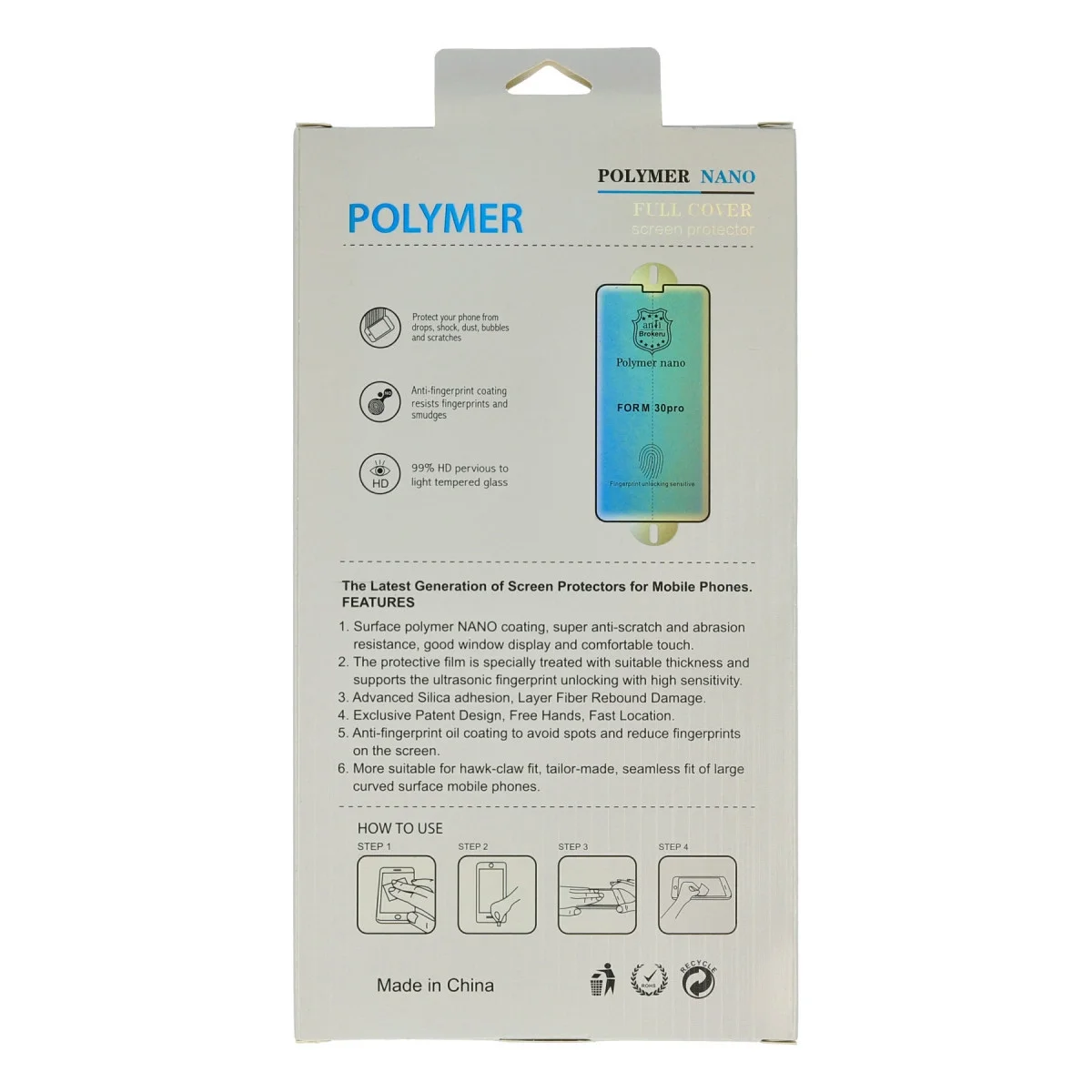 Apple İphone 12 Pro Polymer Nano Ekran Koruyucu görsel 2