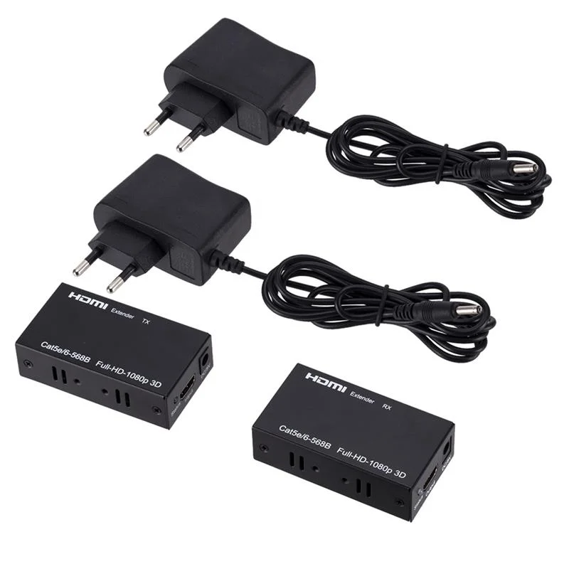 Hdtv Extender CAT-5E/6 60 Metre 1080P Hdmı Aktarıcı görsel 3