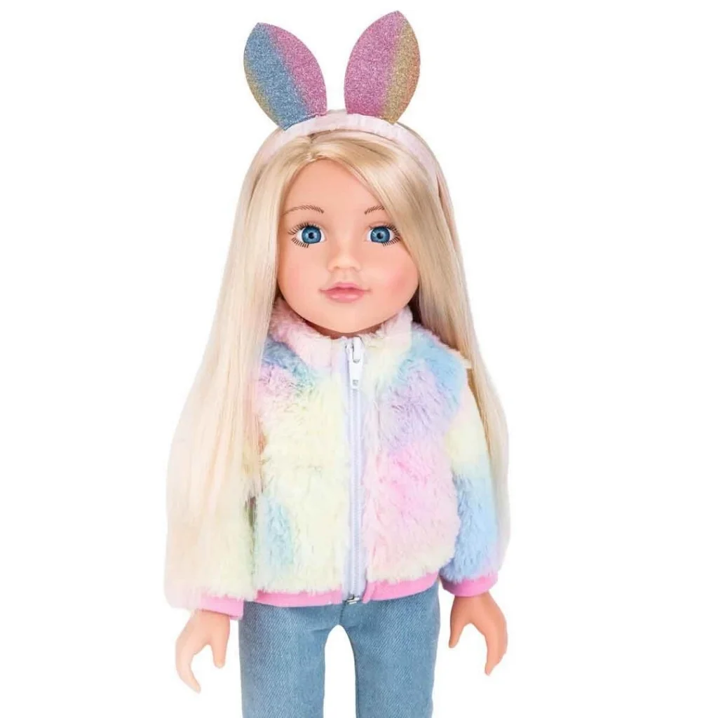 Tavşan Kulaklı Saç Bantlı Bebek 47 cm görsel 2