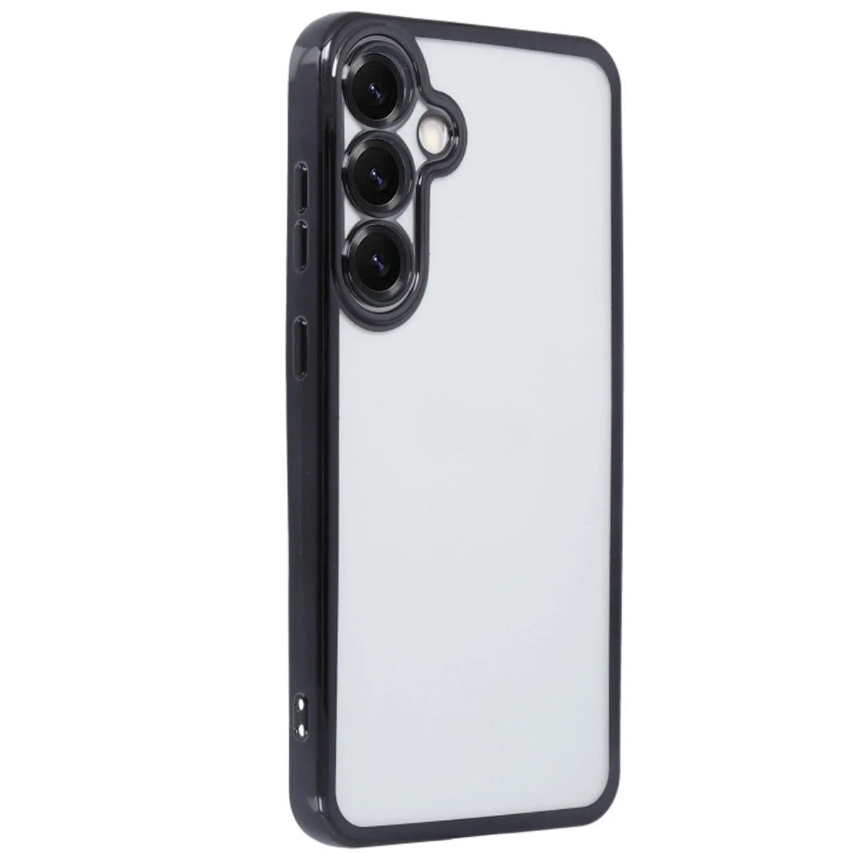 Samsung Galaxy S25 Kılıf Razer Lensli Silikon - Siyah görsel 2