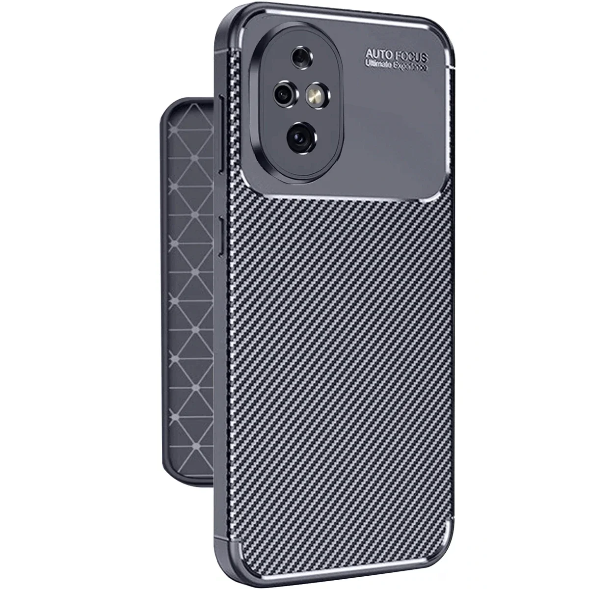Honor 200 Kılıf Auto Focus Karbon Kapak - Lacivert görsel 2