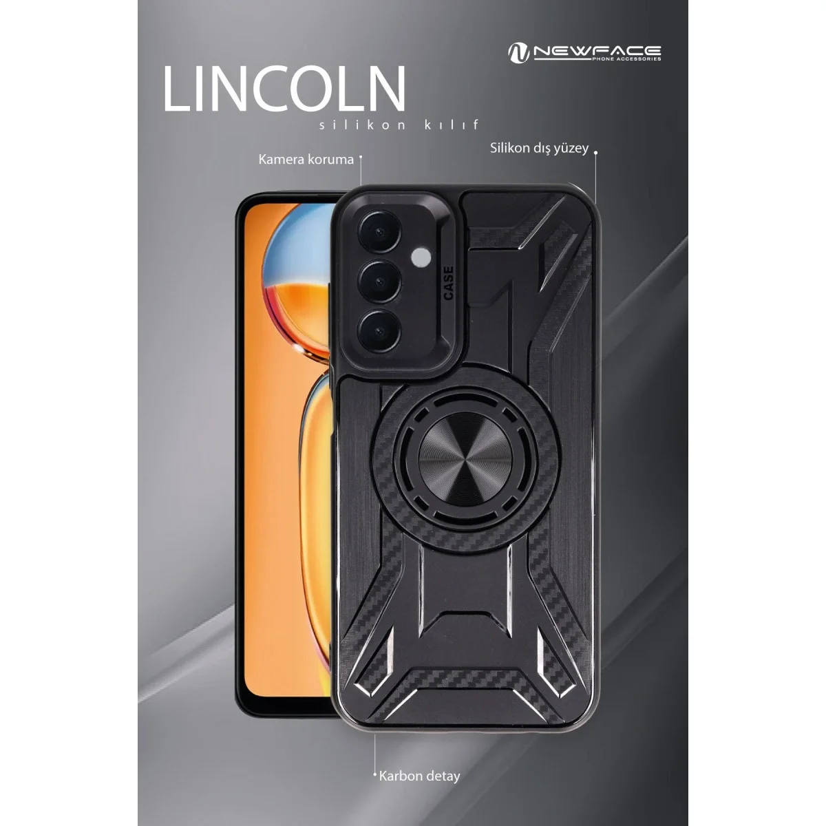 Samsung Galaxy A55 5g Kılıf Lincoln Silikon - Siyah görsel 4
