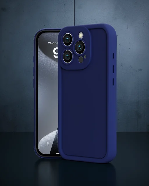 Apple İphone 16 Pro Max Kılıf Viera Silikon - Lacivert