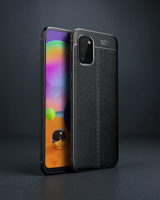 Samsung Galaxy A02s Kılıf Auto Focus Kapak - Siyah