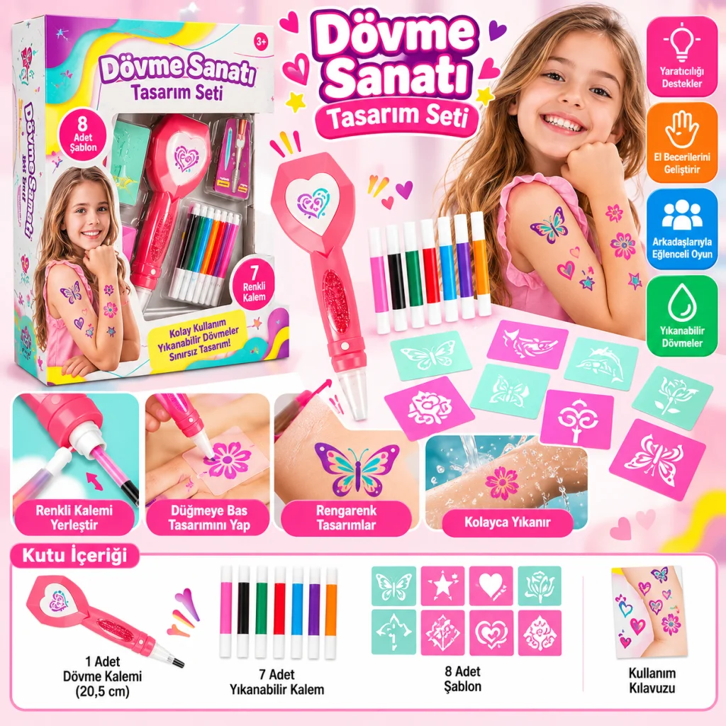 Dövme Sanatı Tasarım Seti