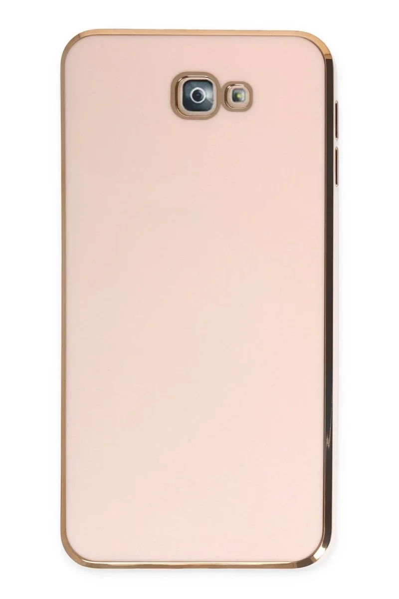 Samsung Galaxy J7 Prime Kılıf Volet Silikon - Pembe