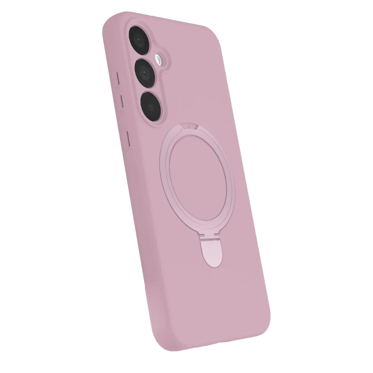 Samsung Galaxy A35 5G Regal Magsafe Standlı Kapak - Açık Pembe görsel 2