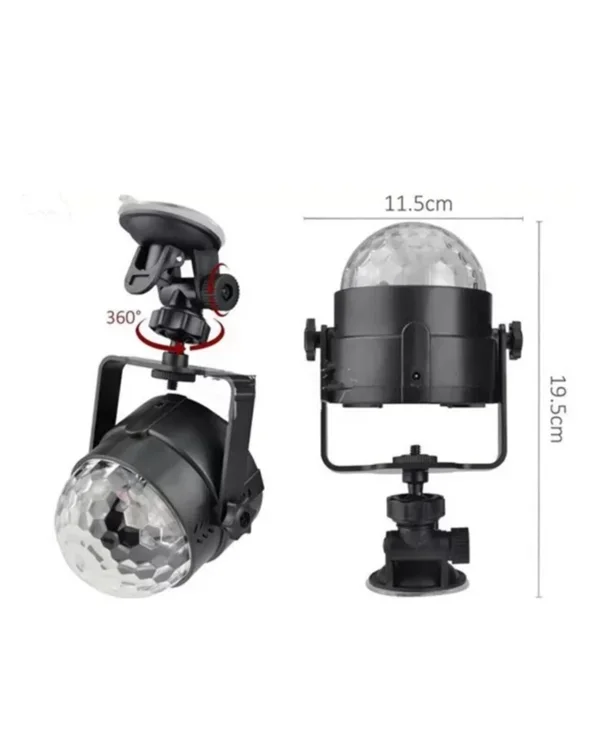 Taşınabilir ve Dayanıklı Plastik Kristal LED Disko Işığı görsel 4